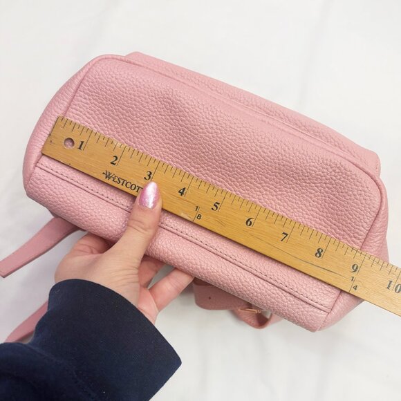 Ted Baker pink leather mini backpack - Picture 6 of 12